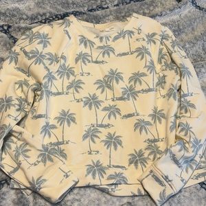 Lou and Grey for Loft palm sweatshirt